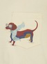 - FAFAMOON - Oversized Vandalism Dachshund Cotton Jersey T-Shirt