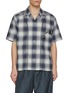首图 - 点击放大 - TOGA VIRILIS - Ombré Chequered Tassel Trim Cotton Shirt