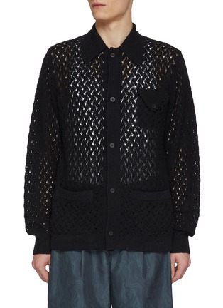 首图 - 点击放大 - TOGA VIRILIS - Lace Knit Cardigan