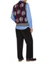模特儿示范图 - 点击放大 - TOGA VIRILIS - Pattern Knitted Wool Mohair Vest