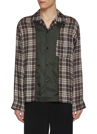 首图 - 点击放大 - TOGA VIRILIS - Cupro Checkered Printed Shirt