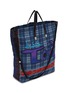 细节 - 点击放大 - TOGA VIRILIS - Printed Checkered Tote Bag