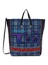 首图 - 点击放大 - TOGA VIRILIS - Printed Checkered Tote Bag