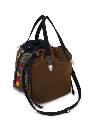 细节 - 点击放大 - TOGA VIRILIS - Printed Drawstring Bucket Bag