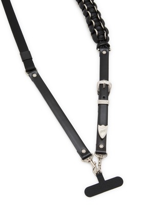 细节 - 点击放大 - TOGA VIRILIS ACCESSORIES - Leather Braid Phone Strap