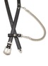 细节 - 点击放大 - TOGA VIRILIS ACCESSORIES - Chain Key Ring Leather Belt