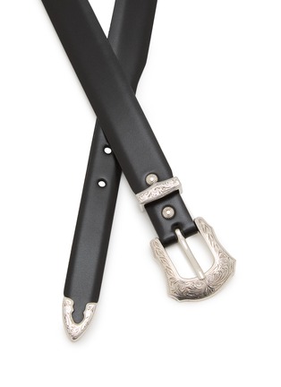 细节 - 点击放大 - TOGA VIRILIS ACCESSORIES - Metal Buckle Belt