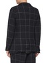 背面 - 点击放大 - COMME DES GARÇONS SHIRT - Wrinkled Windowpane Checkered Single Breasted Wool Blazer