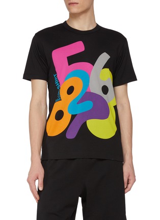 首图 - 点击放大 - COMME DES GARÇONS SHIRT - Jumbo Fun Numbers Cotton T-Shirt