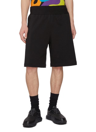 首图 - 点击放大 - COMME DES GARÇONS SHIRT - Elasticated Cotton Sweatshorts
