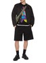 模特儿示范图 - 点击放大 - COMME DES GARÇONS SHIRT - Elasticated Cotton Sweatshorts