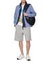 模特儿示范图 - 点击放大 - COMME DES GARÇONS SHIRT - Elasticated Cotton Sweatshorts