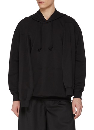 首图 - 点击放大 - COMME DES GARÇONS SHIRT - Double Sleeve Cotton Hoodie