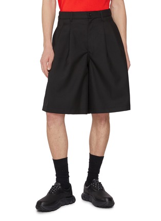 首图 - 点击放大 - COMME DES GARÇONS SHIRT - Pleated Relaxed Shorts