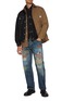 模特儿示范图 - 点击放大 - FDMTL - Contrast Stitch Medium Wash Jeans
