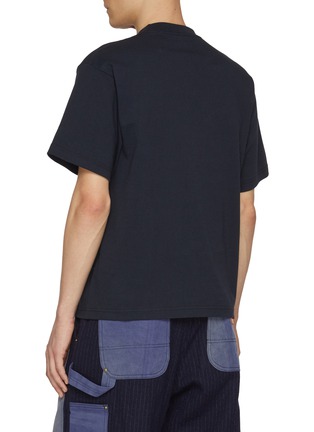 背面 - 点击放大 - FDMTL - Obi Circle Patched Cotton T-Shirt
