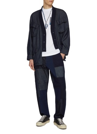 模特儿示范图 - 点击放大 - FDMTL - Haori Rinsed Cotton Jungle Jacket