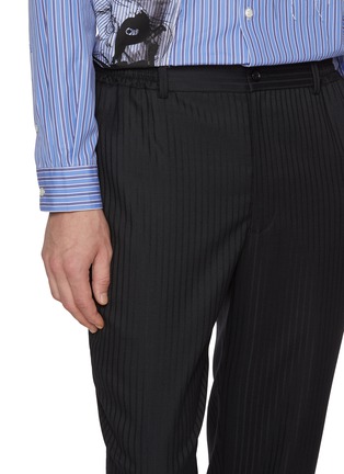  - COMME DES GARÇONS HOMME DEUX - Elasticated Waist Striped Pants