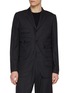 首图 - 点击放大 - COMME DES GARÇONS HOMME DEUX - Multi Pocket Single Breasted Wool Herringbone Blazer