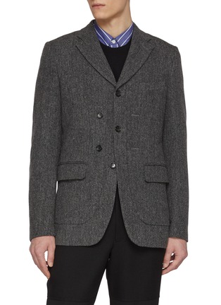 首图 - 点击放大 - COMME DES GARÇONS HOMME DEUX - Faux Double Layered Single Breasted Wool Blazer