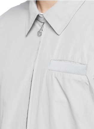 细节 - 点击放大 - NANAMICA - 翻领罗纹拼接夹克