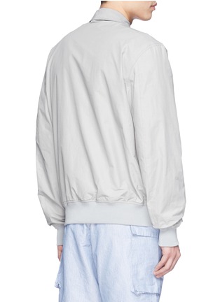 背面 - 点击放大 - NANAMICA - 翻领罗纹拼接夹克