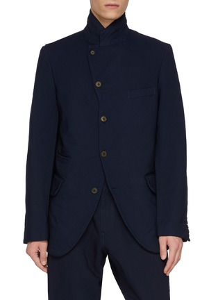 首图 - 点击放大 - COMME DES GARÇONS HOMME DEUX - Convertible Collar Single Breasted Blazer