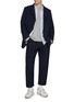 模特儿示范图 - 点击放大 - COMME DES GARÇONS HOMME DEUX - Convertible Collar Single Breasted Blazer