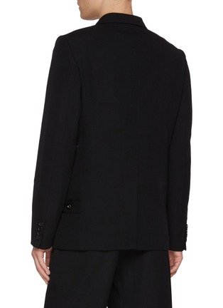 背面 - 点击放大 - COMME DES GARÇONS HOMME DEUX - Pleated Front Single Breasted Wool Blazer