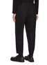 背面 - 点击放大 - COMME DES GARÇONS HOMME DEUX - Elasticated Waist Panelled Knee Wool Pants