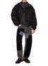 模特儿示范图 - 点击放大 - WE11DONE - High Collar Nylon Bomber Jacket