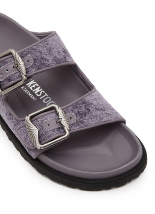 细节 - 点击放大 - BIRKENSTOCK 1774 - ARIZONA 天鹅绒饰平底鞋