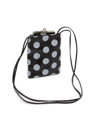 细节 - 点击放大 - Y'S - Metal Clasp Dotted Leather Necklace Bag