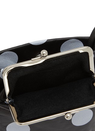 细节 - 点击放大 - Y'S - Metal Clasp Dotted Leather Necklace Bag