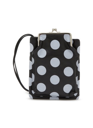 首图 - 点击放大 - Y'S - Metal Clasp Dotted Leather Necklace Bag