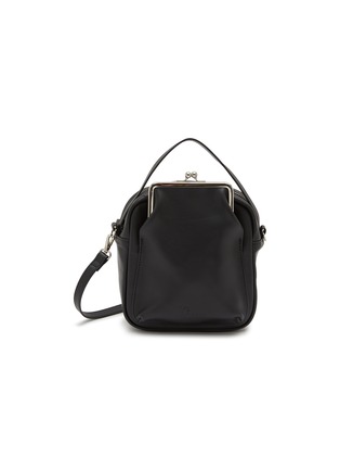 首图 - 点击放大 - Y'S - Metal Clasp Box Leather Crossbody Bag