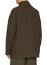 背面 - 点击放大 - THE VIRIDI-ANNE - Double Button Row Cotton Short Coat