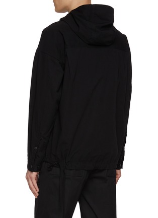 背面 - 点击放大 - THE VIRIDI-ANNE - Hooded Object Dyed Cotton Shirt