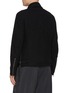 背面 - 点击放大 - THE VIRIDI-ANNE - Side Zipper Strap Zip Up Wool Jacket