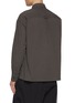 背面 - 点击放大 - THE VIRIDI-ANNE - Double Zipped Chest Pocket Cotton Shirt