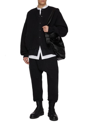 模特儿示范图 - 点击放大 - THE VIRIDI-ANNE - Quilted Cardigan