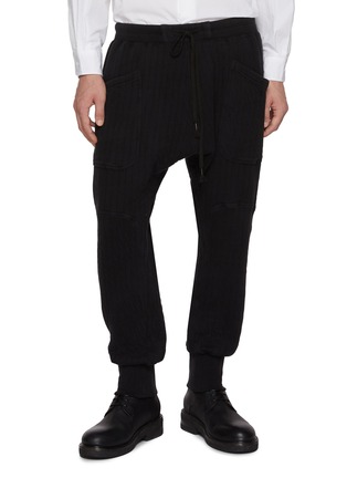 首图 - 点击放大 - THE VIRIDI-ANNE - Dropped Crotch Quilted Pants