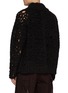 背面 - 点击放大 - THE VIRIDI-ANNE - Distressed Asymmetrical Zipped Mélange Knit Sweater
