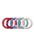 细节 -点击放大 - SLIP - Silk Skinny Scrunchie with Pouch — High Tide