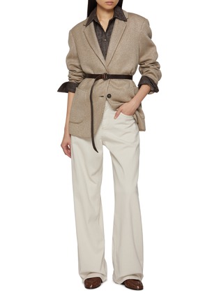 模特儿示范图 - 点击放大 - BRUNELLO CUCINELLI - Two Pocket Shirt