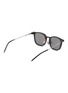 模特儿示范图 - 点击放大 - A. SOCIETY - Acetate Metal Square Sunglasses