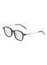 细节 - 点击放大 - A. SOCIETY - Acetate Metal Square Sunglasses