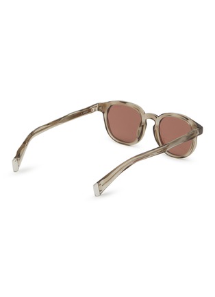 模特儿示范图 - 点击放大 - A. SOCIETY - Acetate Square Sunglasses