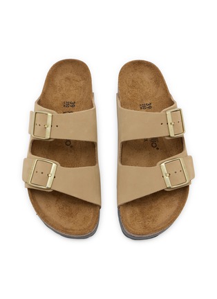 细节 - 点击放大 - BIRKENSTOCK - Arizona Flex Leather Platform Sandals
