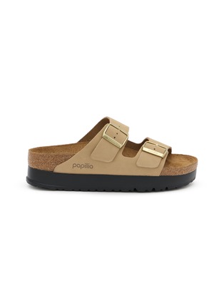 首图 - 点击放大 - BIRKENSTOCK - Arizona Flex Leather Platform Sandals